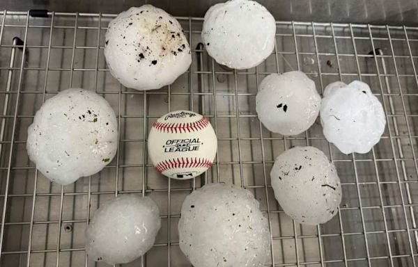 PHOTOS: Severe weather brings DVD-size hail in Central Texas