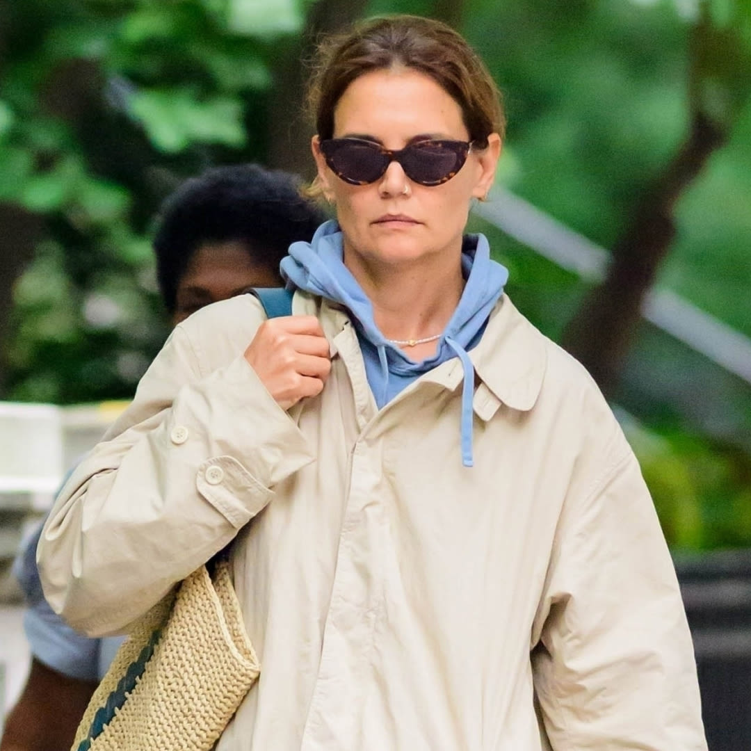 A Rainy Day Can't Overshadow Katie Holmes's Latest It Sneakers