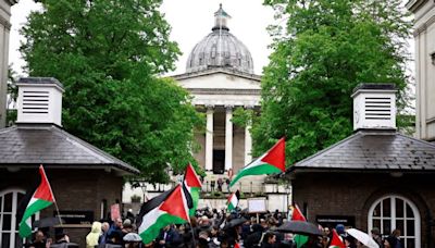 Students join pro-Palestinian encampment at University of College London