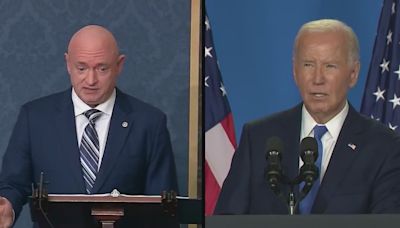 Arizona Senator Mark Kelly's name thrown around as Biden's possible replacement