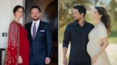 Princess Rajwa's baby bump evolution as she prepares to welcome first child with Prince Hussein