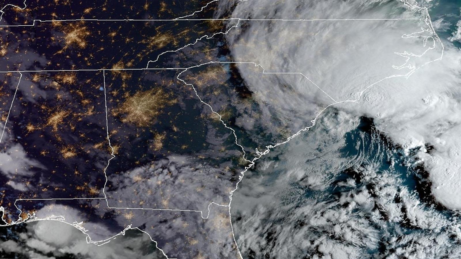 Possible Tropical Storm Helene nears landfall in the Carolinas