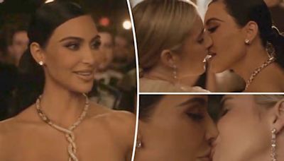 Watch Kim Kardashian and Emma Roberts kiss in steamy ‘American Horror Story: Delicate’ scene