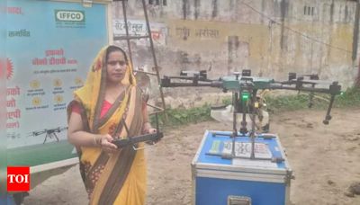 Empowering Women in Farming: The Rise of Drone Didis in Rural India | Lucknow News - Times of India