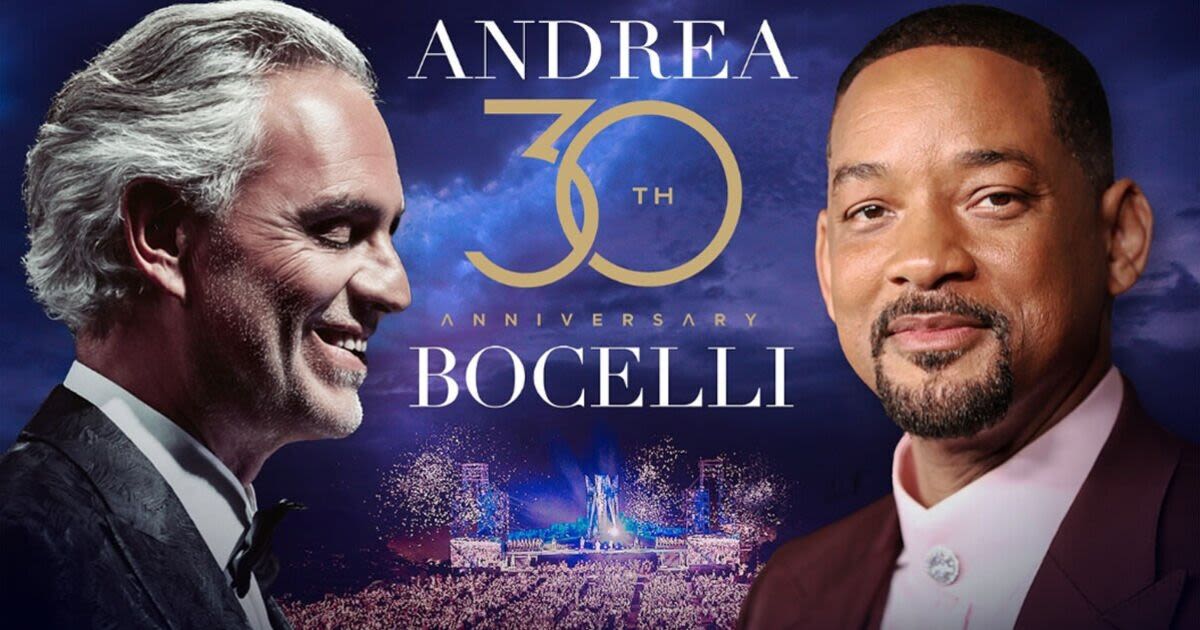 Will Smith to perform at Andrea Bocelli 30th anniversary concerts – Get tickets