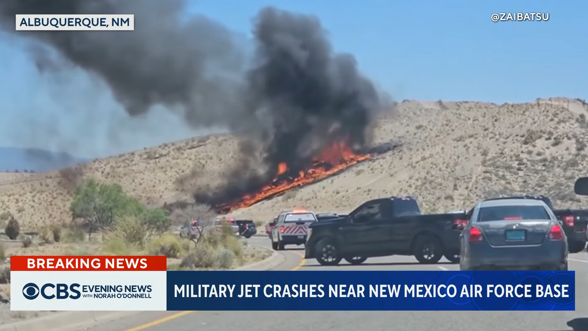 A brand new, $90-Million Lockheed Martin fighter jet quickly crashed