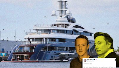 Elon Musk Drags Mark Zuckerberg For New $300 Million Superyacht; Internet Says Best Spot For Cage Fight
