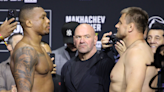 UFC 302 ceremonial weigh-in faceoff highlights video and photo gallery