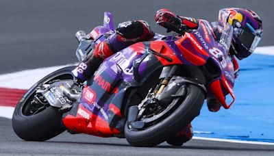 Jorge Martín vuelve al frente en Sachsenring por delante de Marc Márquez que cae de nuevo