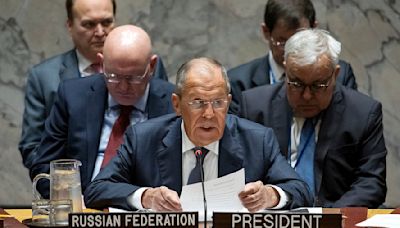 Russia's Lavrov slams the US for holding the western world ‘at gunpoint’