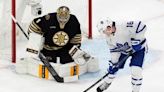 Maple Leafs beat Bruins 3-2 to tie their series at 1 game apiece