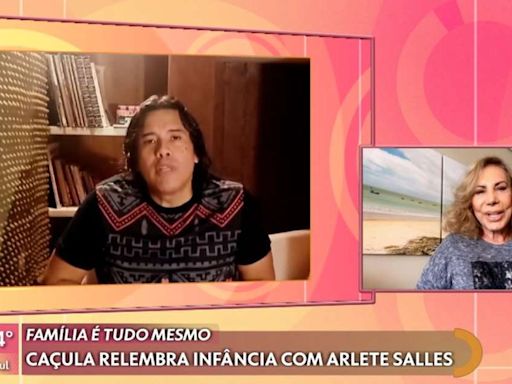 Foto rara! Arlete Salles, a Frida de 'Família é Tudo' recebe homenagem emocionante do filho