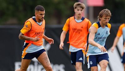 Primera sesión en Chicago a la espera de Vinicius, Rodrygo y Militao