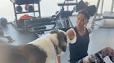 Kate Beckinsale Hits the Gym With a Dog After Hospitalization