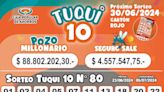 Tuqui 10: ¿cómo salió el sorteo del domingo 23 de junio?