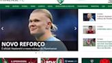 Fluminense 'contrata' Haaland em anúncio fake após site ser hackeado