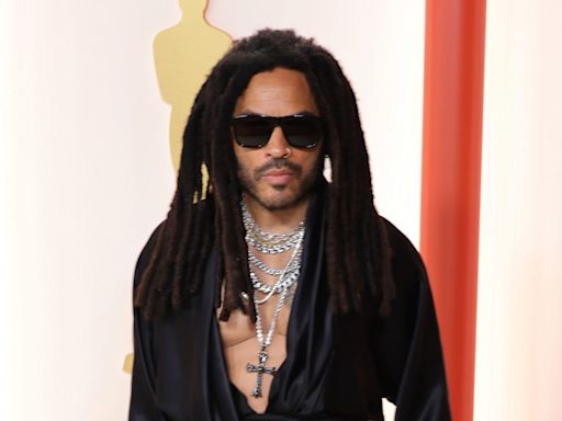 Lenny Kravitz, 60, drives fans wild displaying chiseled tattooed chest in shirtless photo