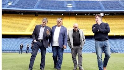 Alejandro Domínguez y Claudio Tapia visitaron los tres estadios de Buenos Aires en donde se puede jugar la final de la Copa Libertadores 2024