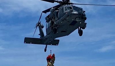 Carnival Cruise passengers airlifted by Air Force in dramatic rescue