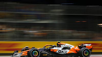 F1 Singapore GP: Norris sits atop second practice board surpassing Leclerc by 0.058s i