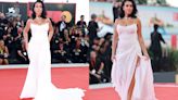 Georgina Rodríguez Makes an Ethereal Arrival in Oscar de la Renta Dress for ‘Diva E Donna’ Prize Ceremony at 2024 Venice Film Festival