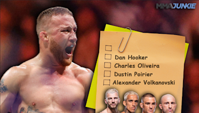 Justin Gaethje reveals 'list' of desired next UFC opponents; Dustin Poirier responds