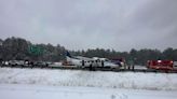 Plane Makes Emergency Landing on Northern Virginia Roadway Amid Snowfall