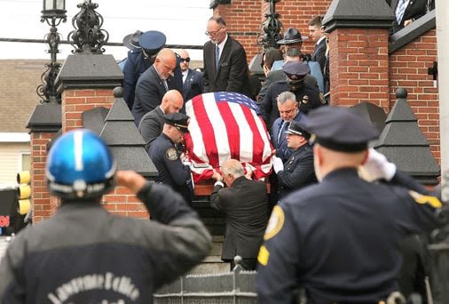 Hundreds of mourners gather at funeral for Billerica police sergeant - The Boston Globe