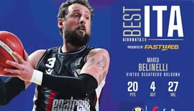 LBA - Virtus, Marco Belinelli è il Miglior Italiano della 30^ giornata