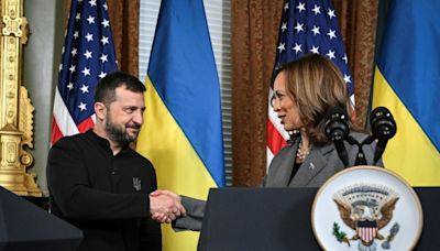 Harris slams Ukraine 'surrender' policy with Trump confirming Zelensky meet