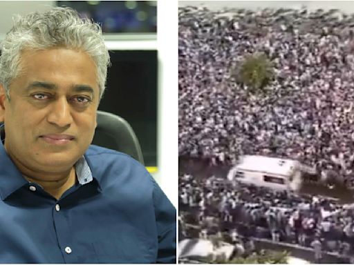 ...Will We Learn Crowd Management?' Asks Journalist Rajdeep Sardesai; 'Stop Defaming We Mumbaikars', Retorts Netizen Sharing...