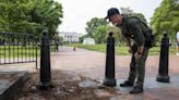 Nazi flag-bearing man who crashed a truck into barriers near the White House pleads guilty to felony