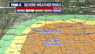 Dallas Weather: Enhanced risk of severe weather Thursday afternoon