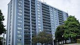 This apartment building needed new balcony railings. So the landlord put in solar panels