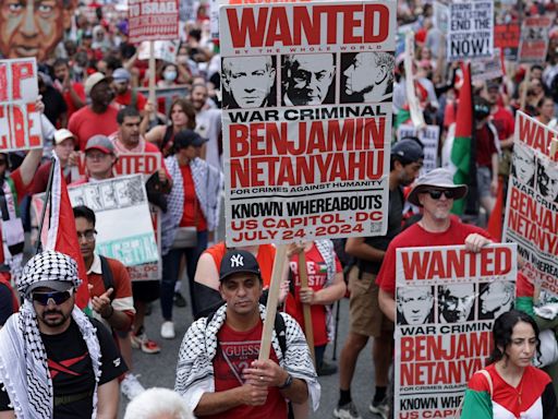 Netanyahu's U.S. speech sparks massive protests across D.C., resulting in several arrests