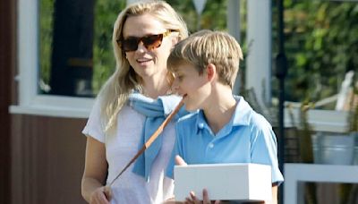 Reese Witherspoon picks up baked goods with son Tennessee, 11