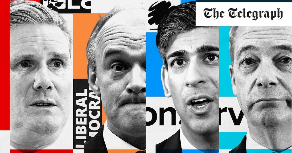 How the 2024 manifestos compare: Labour, Reform, Lib Dems and the Conservatives on key issues