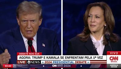 Debate Kamala x Trump bomba e CNN Brasil bate a GloboNews no Ibope