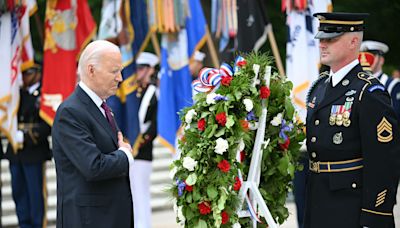 'I know how hard it can be': Biden pays Memorial Day tribute at Arlington National Cemetery