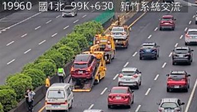 快訊／上班尖峰時段塞爆…國一號6車追撞 造成車流回堵5公里