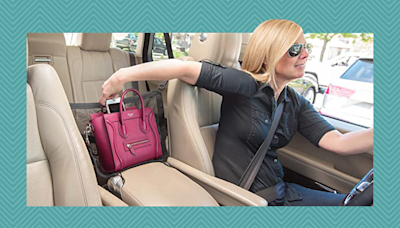 This car handbag holder keeps my purse from spilling — and it's on sale for $15