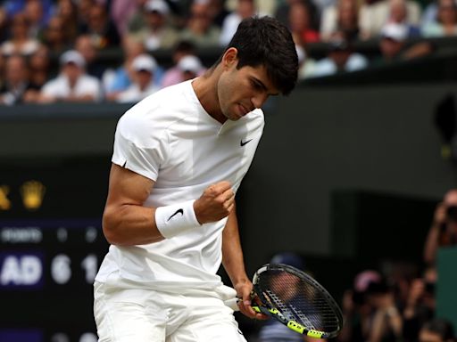 Wimbledon 2024 LIVE: Tennis score as sensational Carlos Alcaraz just a set away from win over Novak Djokovic