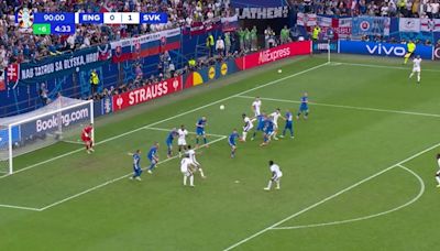 Gol de Bellingham (1-1) en el Inglaterra 2-1 Eslovaquia - MarcaTV