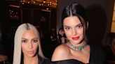 Kim Kardashian and Kendall Jenner Twin in Body-Hugging Black Gowns in Vegas