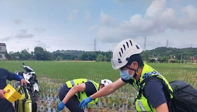 影/上班途中遇劫！苗栗18歲男閃車撞電桿 連人帶車噴飛田裡亡