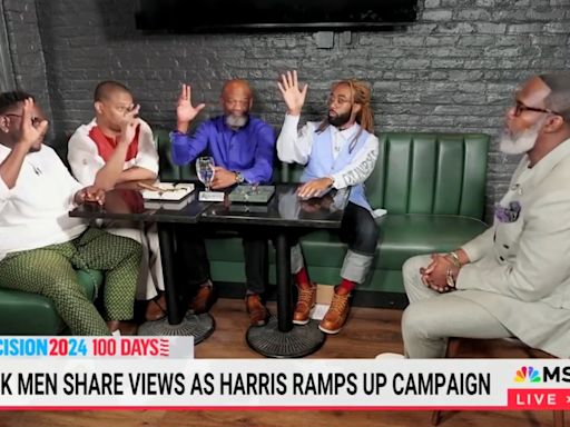 Black male voters have surprising reaction during MSNBC roundtable when asked about community Trump support