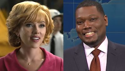 ...Jost Is Forced To Read SNL Jokes About Her, Scarlett Johansson Reveals Where Her Relationship With Michael Che ...