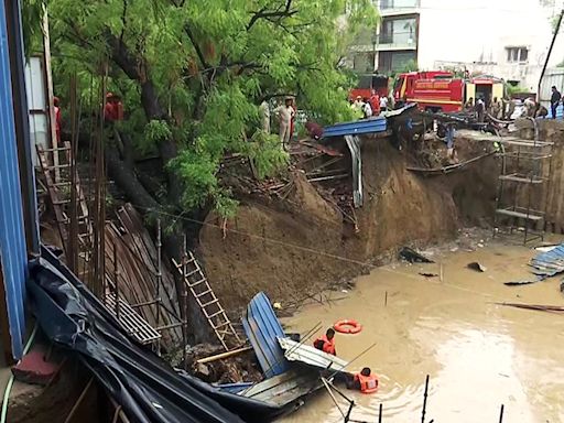 Delhi Vasant Vihar wall collapse: body of labourer recovered from debris