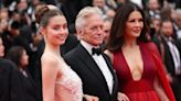 See Michael Douglas and wife Catherine Zeta-Jones walk the red carpet with their daughter