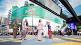 Busy crosswalk of Bukit Bintang turned into glamorous fashion runway by e-commerce company Lazada